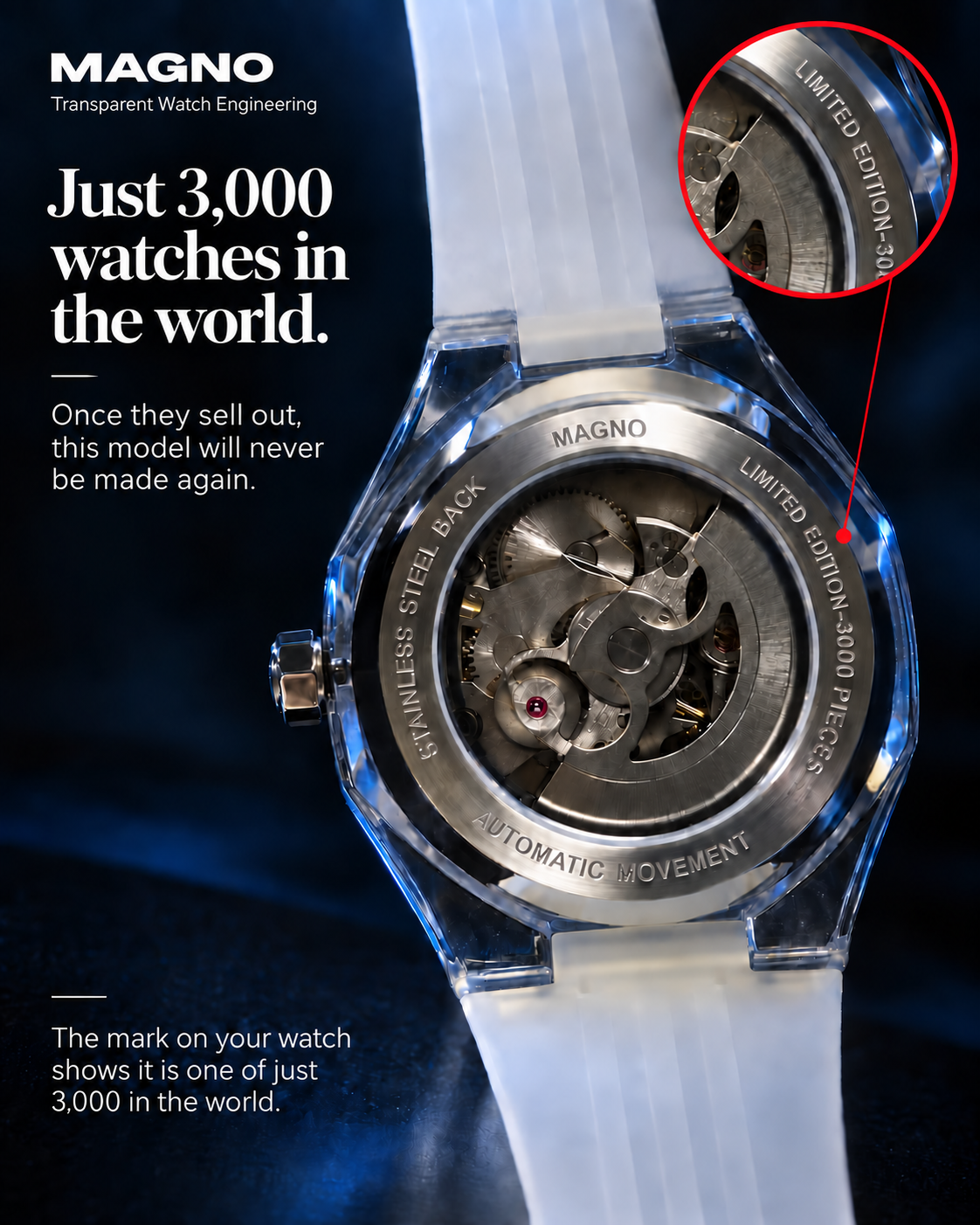 The only MAGNO WATCHES